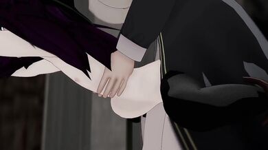 The Nun-Femboy Futa Destroys the Wicked Witch with her Huge Cock!