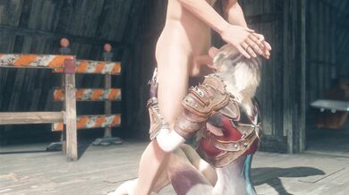 Silvey, the Wolf Girl, Takes a Deep Throat and Gets Fucked like a Dog