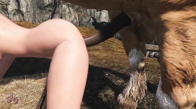 The Horny Dunmer and her new Steam Horse Ride em hard and wet em down!