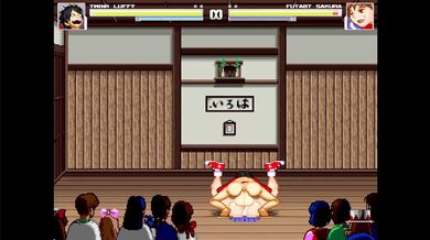 A naughty teacher is going to get punished by her students for giving them a bad grade