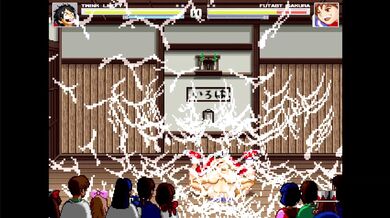 A naughty teacher is going to get punished by her students for giving them a bad grade