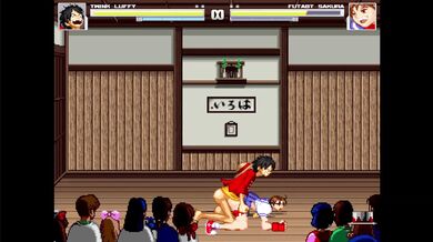 A naughty teacher is going to get punished by her students for giving them a bad grade