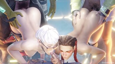 Sexy Lobo and Valkiria have a Dangerous Workout Session at DzooWorks