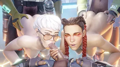 Sexy Lobo and Valkiria have a Dangerous Workout Session at DzooWorks