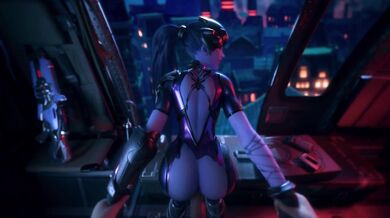Watch as this sexy widow gets ready for a mission in this hot VG erotica scene!