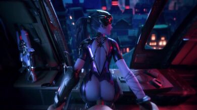 Watch as this sexy widow gets ready for a mission in this hot VG erotica scene!