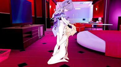 A group of young men take turns pleasuring a beautiful woman with their tongues until they all cum at the same time