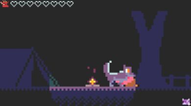 Tiny woman eats a giant penis with Maxine Red