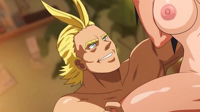 The sexy teacher Nagatoro-san gets fucked by her student And All Might from the lewd worlds