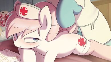 A hot nurse with a red heart tattoo on her chest, [Shino-Dage], seduces her sexy patient while examining him in his room