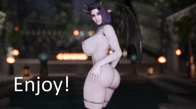 Futa Succubus Takes Elven Lover For A Ride On Her Gigantic Dick In Skyrim Hentai Porn