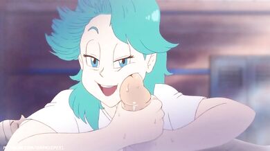 Sexy Asian Maid Roshi gets fucked in her dream and eats an orange peel