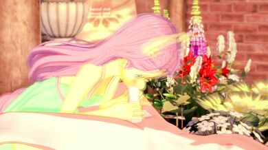 Lets have wild and crazy sex with Fluttershy in the garden! (Animation With English Voice Acting)