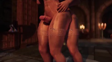 Masculine She-Male Penthouse Model gets fucked by a Big Black Dong