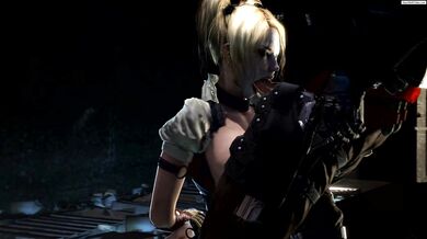 Harley Quinn Gets Fucked By Two Mighty Dicks In Her Ass (Gurochanop)