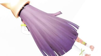 The Mighty Pharaoh Ramesses II Strikes Down a Kawaii Egyptian Girl as She Undresses and Dances in Her Yellow Bangle Outfit!