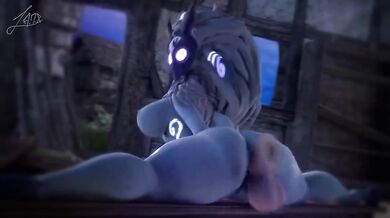 Watch as Adrian Dust Red fucks the hell out of his lamb while in doggy style position, causing her to split open in pure ecstasy