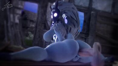 Watch as Adrian Dust Red fucks the hell out of his lamb while in doggy style position, causing her to split open in pure ecstasy