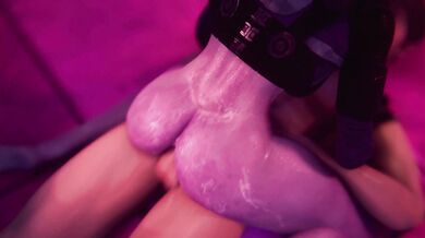 Mass Effects Tali practices Biotic first-Aid on her Assailant during an intense Hentai PORN video scene!