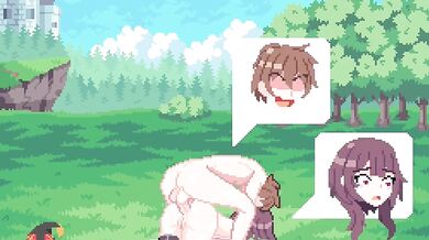 Megumin gets pounded from behind by Kazuma in a steamy three-way with Simone [Sim0n404]