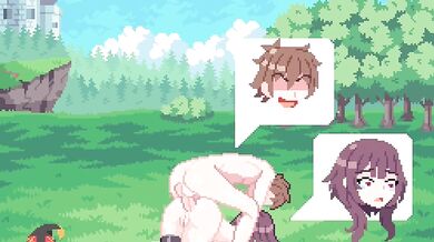 Megumin gets pounded from behind by Kazuma in a steamy three-way with Simone [Sim0n404]