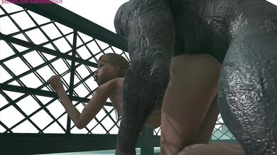 The Lewd Adventures of Monster X and Melissa: Part 2 - The Naughty Beast with the Girl