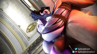 Mistress of the Castle: The Nude Widowmaker and her Splinal Animations (1080p)