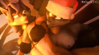 Sir Lion, the Perverted Protector, Cums Inside Sultry Carmelita Fox!