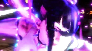 Sexy Juri Han From Persona 4 In Virtual Sex With Multiple Partners In Prime Minister View