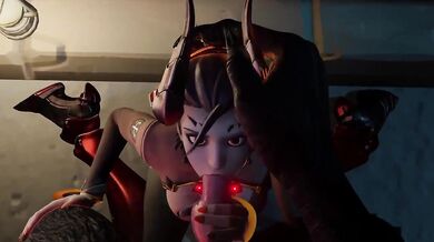 Watch as the werewolf succumbs to the seductive powers of the devilishly beautiful mermaid in Mercy Tempts a Beast