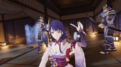 Hey there, sexy Ayaka! You look absolutely stunning in your black latex outfit and high heels But it looks like youre in trouble today