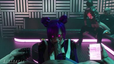 Cyberpunk Rita and V, The Ultimate Sinthetic Experience