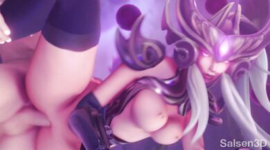 Watch Syndras hot three-way with Salsa and 3D in this exclusive hentai porn video!