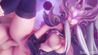 Watch Syndras hot three-way with Salsa and 3D in this exclusive hentai porn video!