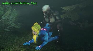 Rebel Leader Samus Aran gets ravished by an Alien in Vice SFMBDSM Fetish