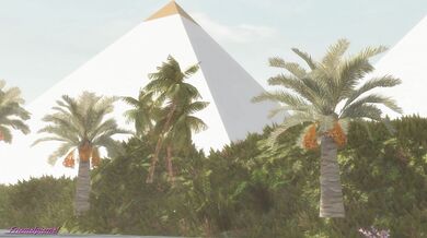 Nefertiti and her huge tits are about to have a steamy night with the Pharaoh!