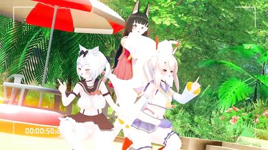 Azure Nagato, Ling Po, Yukikaze, Beast Ra*pe, Peach Blossom Love Song, Dance Pop Mix