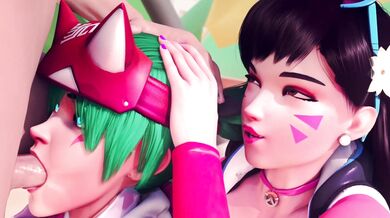 Hentai Beach Babes Adventure with Dva and Kiriko [Red 404] [4K]