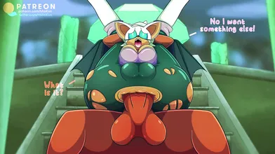 Busty MILF Rouge wants the Master Emerald! - iMioKun Productions presents
