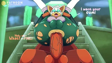 Busty MILF Rouge wants the Master Emerald! - iMioKun Productions presents