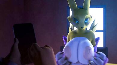 Sexy-girls-reprogrammable-outfit-turns-into-naughty-latex-gear