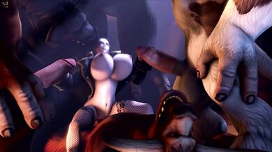 Fantasy creatures meet in a steamy ménage à trois, as a horny elf and two brawny Tauren go at it like theres no tomorrow