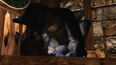 Young Khajiit is eager to learn from the masterful Kharjo in this sexy hentai porn video, Kharjo Teaches a Young Khajiit