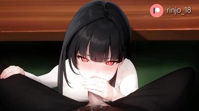 Rinjo18 receives a blowjob from Rio in this hentai porn video
