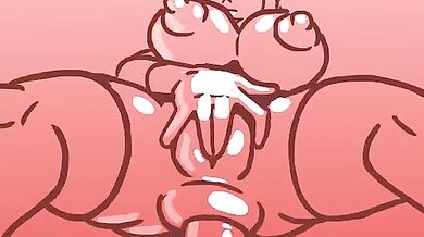 Watch as sexy nurse Peach gets down and dirty with her massive key cock!