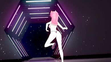 The Seduction of the Miko and Sakura in Haniwas Miniature Garden