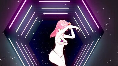 The Seduction of the Miko and Sakura in Haniwas Miniature Garden