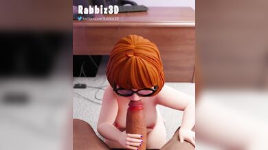 Watch as Velma from Scooby-Doo gets BBC (Big Black Cock) on POV!