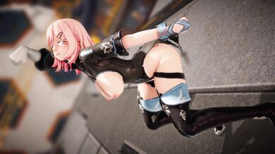 Shy and Naughty Dancing Low (000MMD)