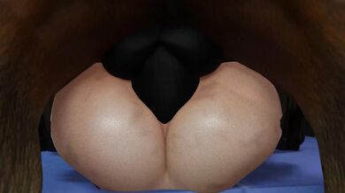 Busty Black Widow Gets Horsed By Dirty Daddy (DICESFM)